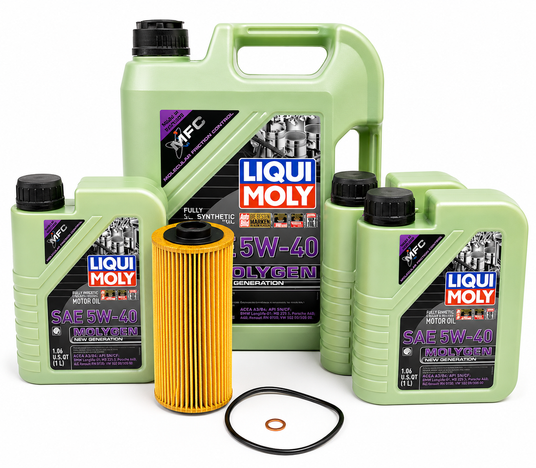 BMW 5W-40 Oil Change Guide – Liqui Moly Molygen with MANN Filter