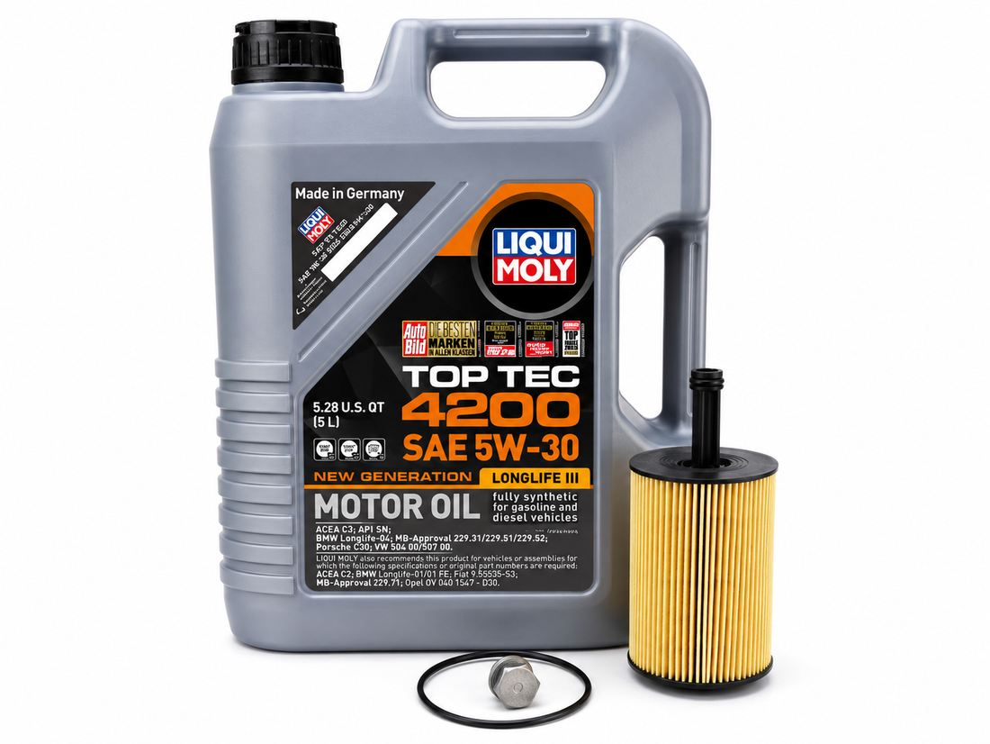 Volkswagen TDI Oil Change Guide – LIQUI MOLY Top Tec 4200 5W-30