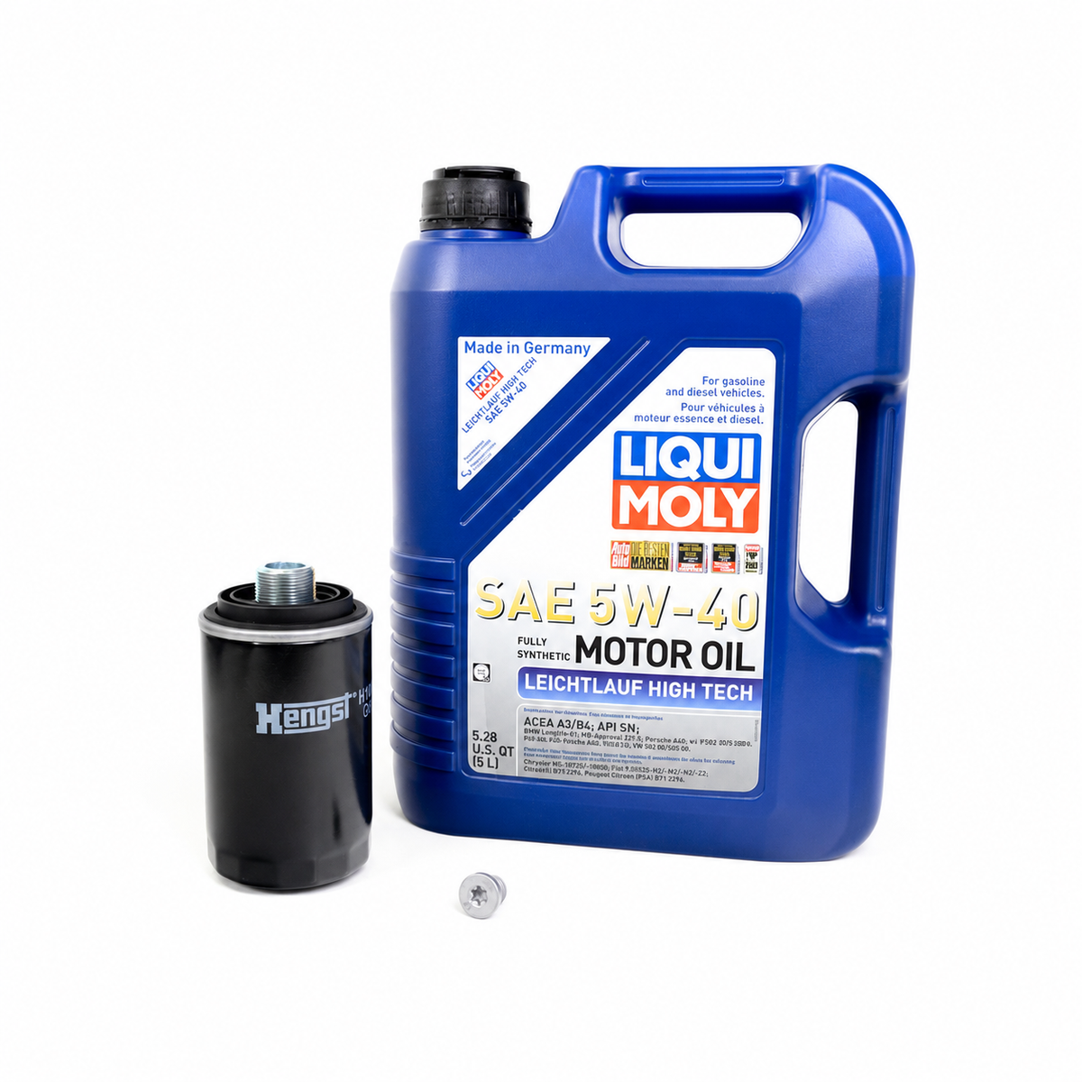 VW GTI, Jetta, Tiguan, CC and Eos 2.0T 5W-40 Oil Change Guide