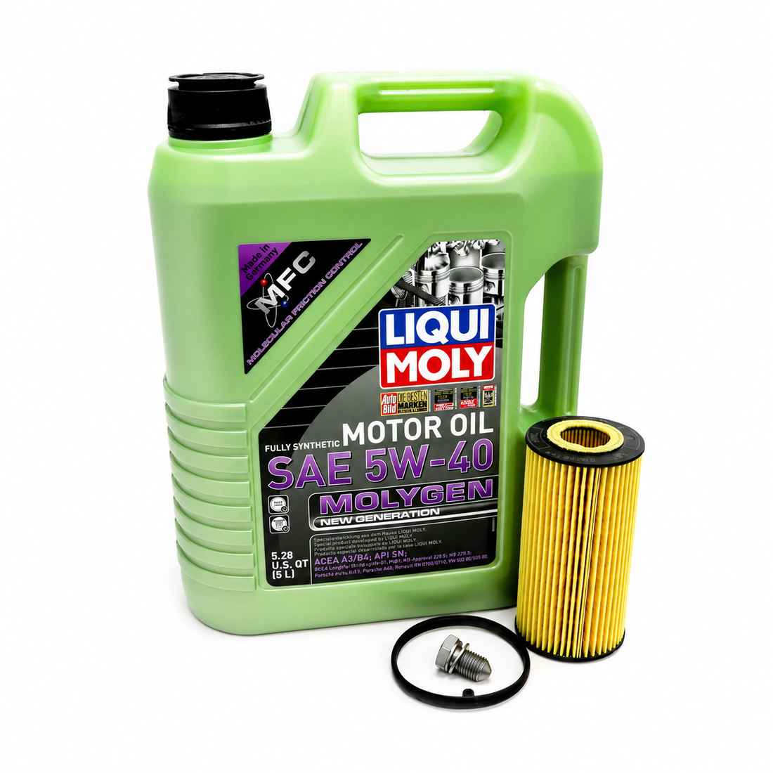 VW GTI, Golf R and Jetta 2.0T FSI Molygen 5W-40 Oil Change Guide