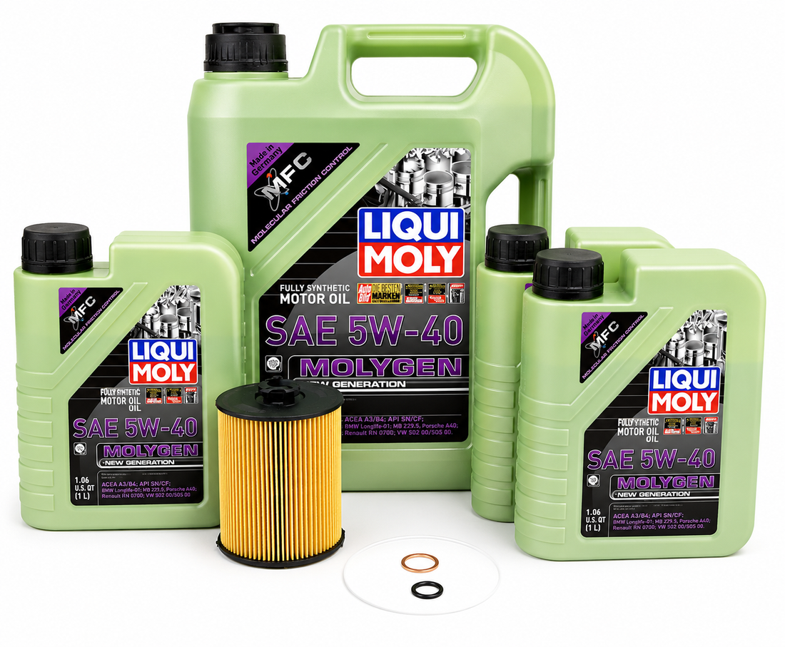 BMW 550i, 650i, 750i & X5 5W-40 Oil Change Guide – Liqui Moly Molygen