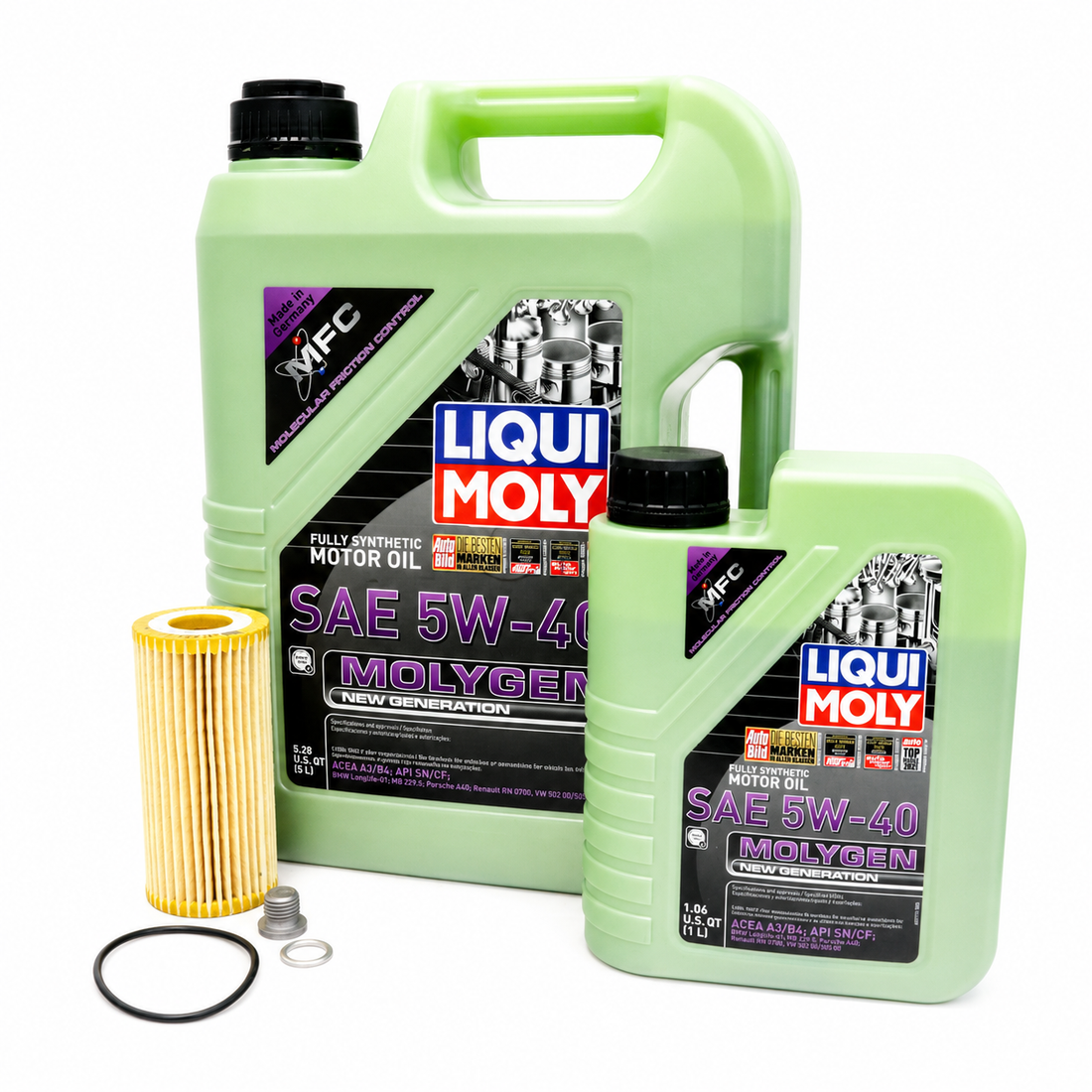 VW Beetle, Jetta & Passat Molygen 5W-40 Oil Change Guide