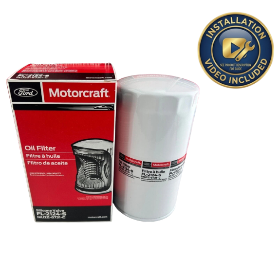 Motorcraft FL-2051S Oil Filter for 6.7L Powerstroke Diesel | Fits Ford F-250 F-350 F-450 F-550 | OEM + Installation Video
