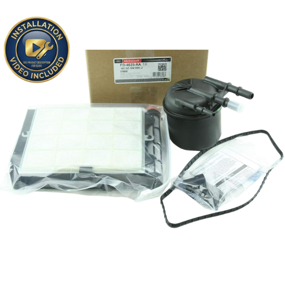 Motorcraft FD-4625 Fuel Filter 6.7L Powerstroke Diesel (2011–2022 Ford Super Duty) | OEM Replacement + Installation Video Included