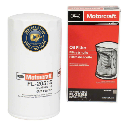 Ford 6.7 Powerstroke Oil Change Kit – Motorcraft 15W-40 Diesel Oil & OEM Filter (F-250 to F-550) w/ Install Guide