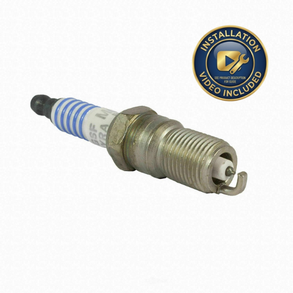 OEM Motorcraft Spark Plugs 4 Pack for Ford Escape Focus Ranger Transit Connect L4 + FREE Video Editing Kit