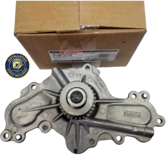 Motorcraft PW-515 Water Pump for Ford & Lincoln – Fits Explorer, Taurus, Edge, Flex, MKS – 3.5L / 3.7L V6 – OEM Replacement + Installation Video Included