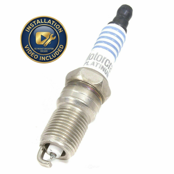 OEM Motorcraft Spark Plugs 4 Pack for Ford Escape Focus Ranger Transit Connect L4 + FREE Video Editing Kit