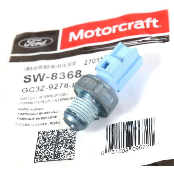 Motorcraft SW-8368 Oil Pressure Sensor for Ford 6.7L Powerstroke 2011–2019 F250 F350 F450 F550 | OEM Genuine + FREE Video Editing
