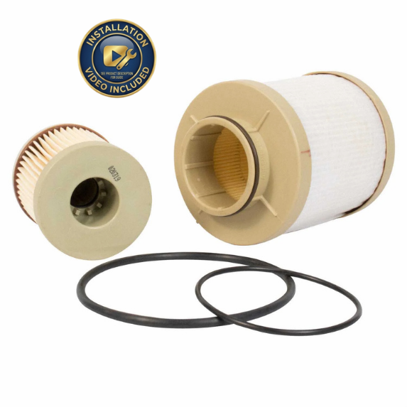 Motorcraft FD-4616 Fuel Filter Kit OEM (3C3Z-9N184-CB) for Ford 6.0L Powerstroke Diesel | Complete Set + Free Installation Video