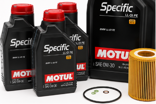 BMW 0W30 Oil Change Kit Motul | 325xi 330xi X3 X5