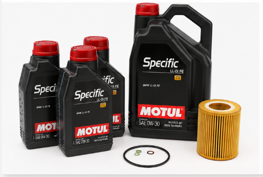 BMW 0W30 Oil Change Kit Motul | 325xi 330xi X3 X5