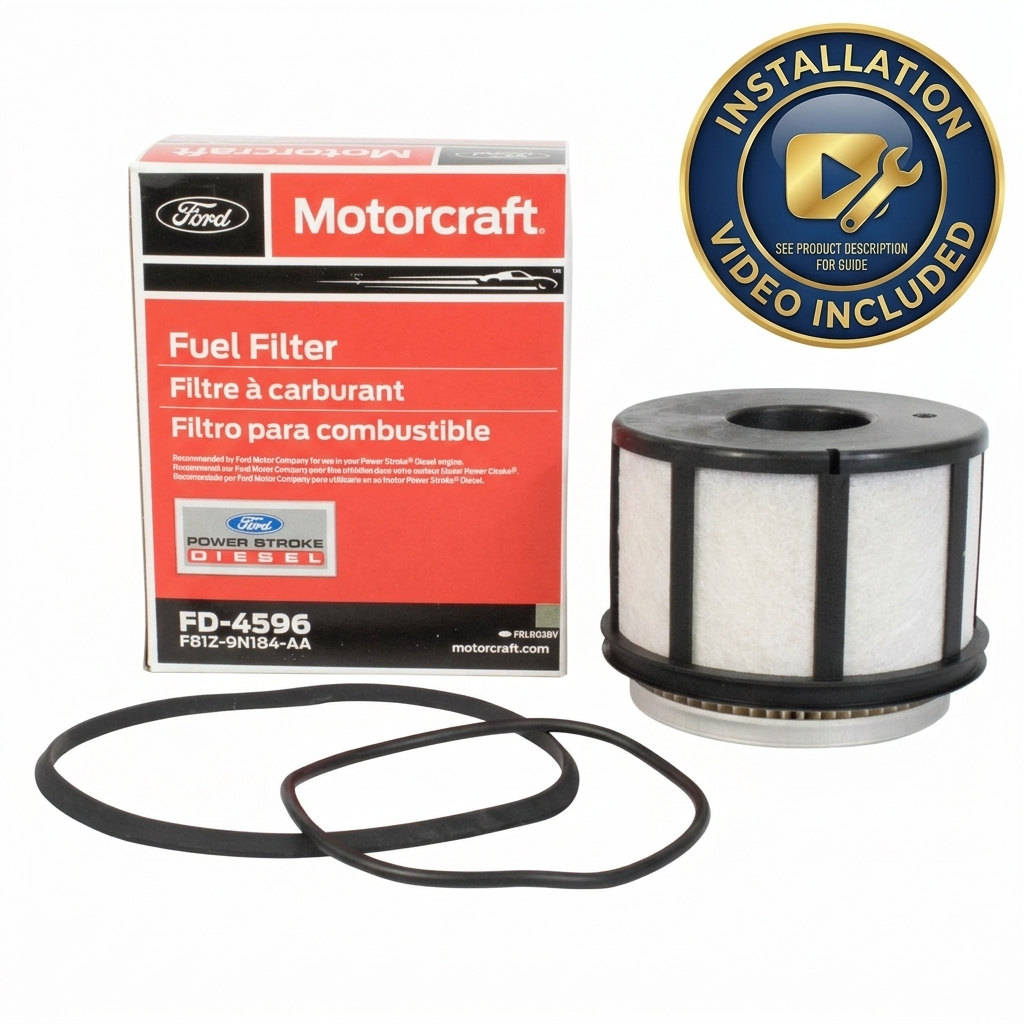 Motorcraft FD-4596 (F81Z-9N184-AA) Ford Power Stroke Diesel Fuel Filter Kit