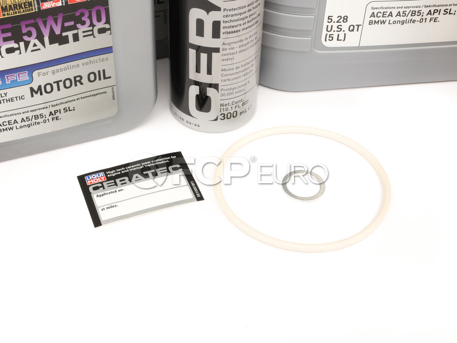 Volvo 6-Cyl Oil Change Kit 5W30 Liqui Moly | S60 S80 V70 XC60 XC70 XC90