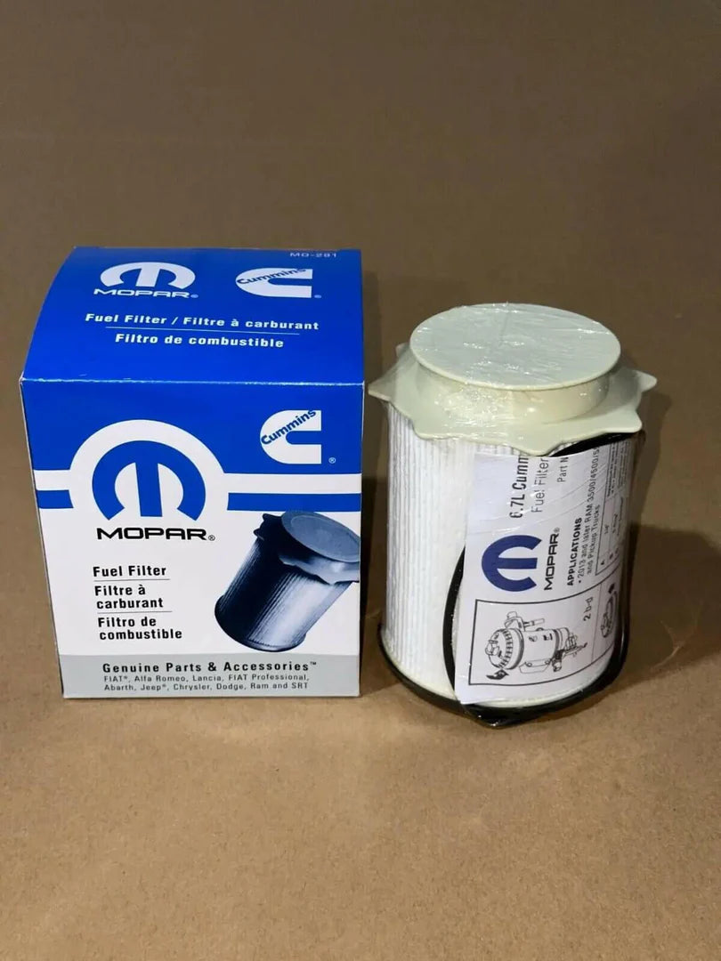 Mopar OEM 6.7L Cummins Fuel & Oil Filter Kit | 68436631AA 68157291AA 5083285AA | Ram 2500 3500 4500 5500 2019-2024 (3-Piece Set) + Free Install Video