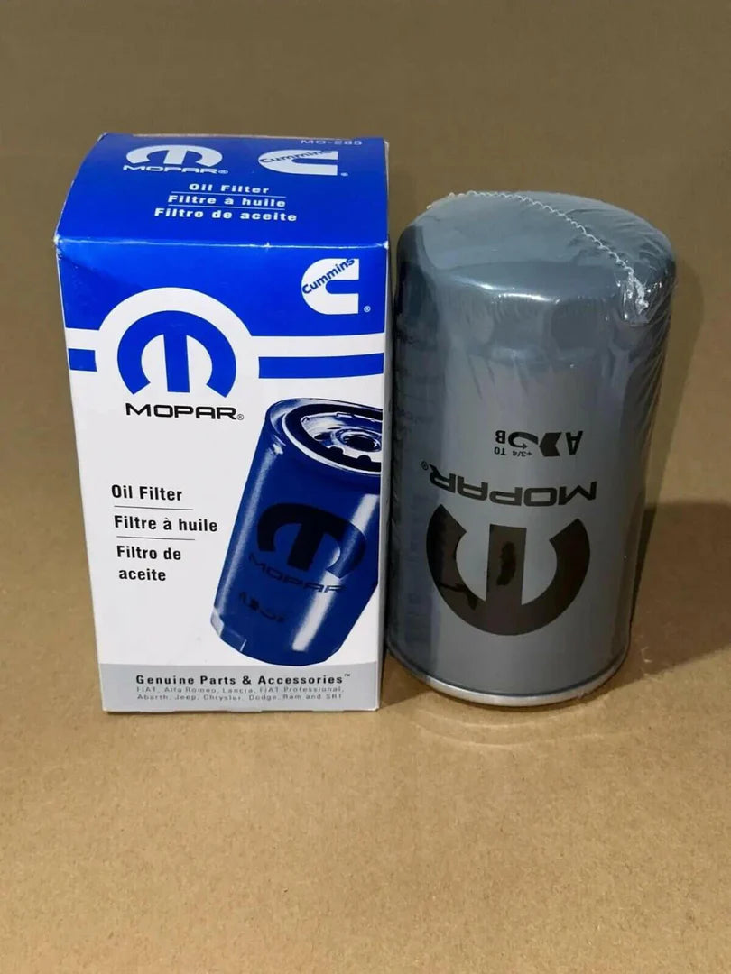 Mopar OEM 6.7L Cummins Fuel & Oil Filter Kit | 68436631AA 68157291AA 5083285AA | Ram 2500 3500 4500 5500 2019-2024 (3-Piece Set) + Free Install Video