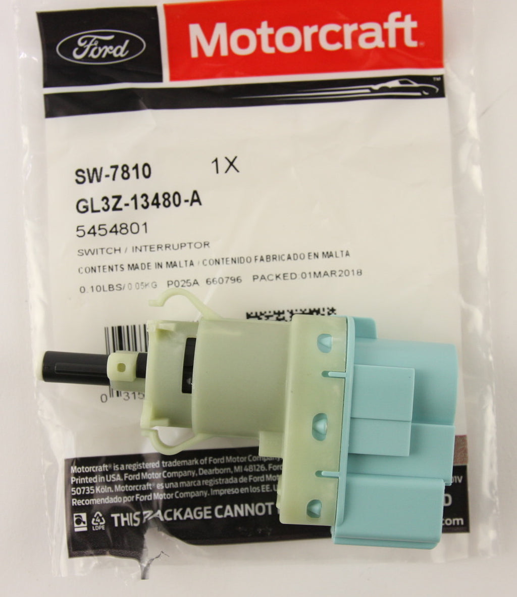 Genuine Motorcraft SW-7810 Brake Light Switch | Ford GL3Z-13480-A | F-150 F-250 F-350 Mustang Explorer + Lincoln Mercury 2007-2025 + Free Install Video