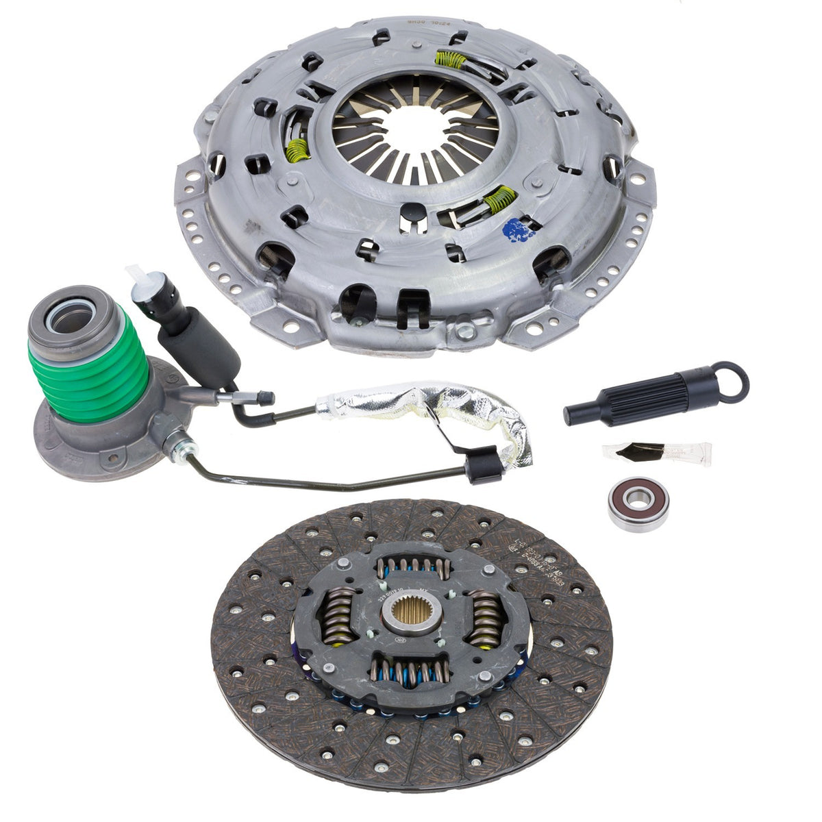 LuK 04-216 clutch kit with pressure plate, clutch disc and slave cylinder for Chevrolet Corvette C6