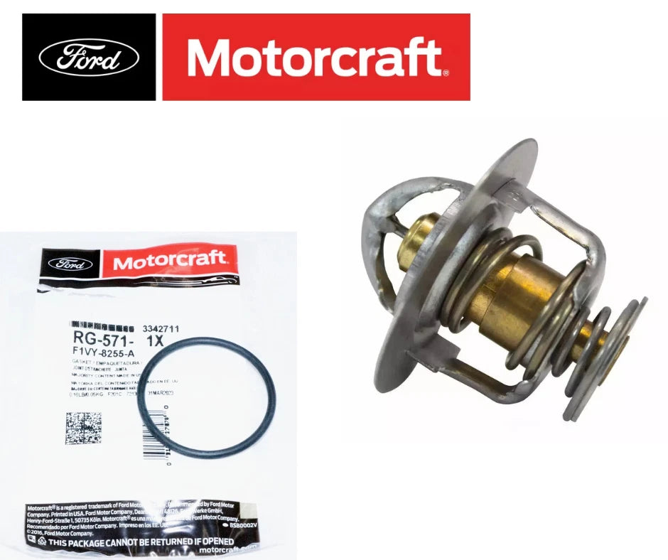 Ford Engine Coolant Thermostat 7C3Z-8575-B | F-250 F-350 E-Series 5.4L 6.8L 1997–2019 + Install Video