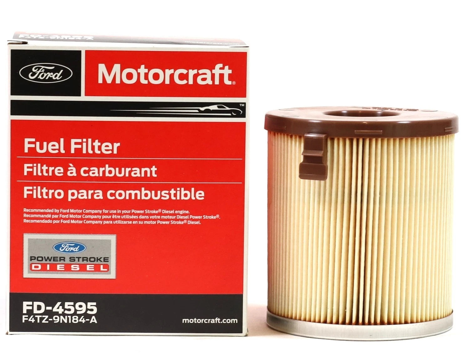 Motorcraft FD-4595 Diesel Fuel Filter | Ford F-250 F-350 1995-1997 7.3L Power Stroke + Free Install Video