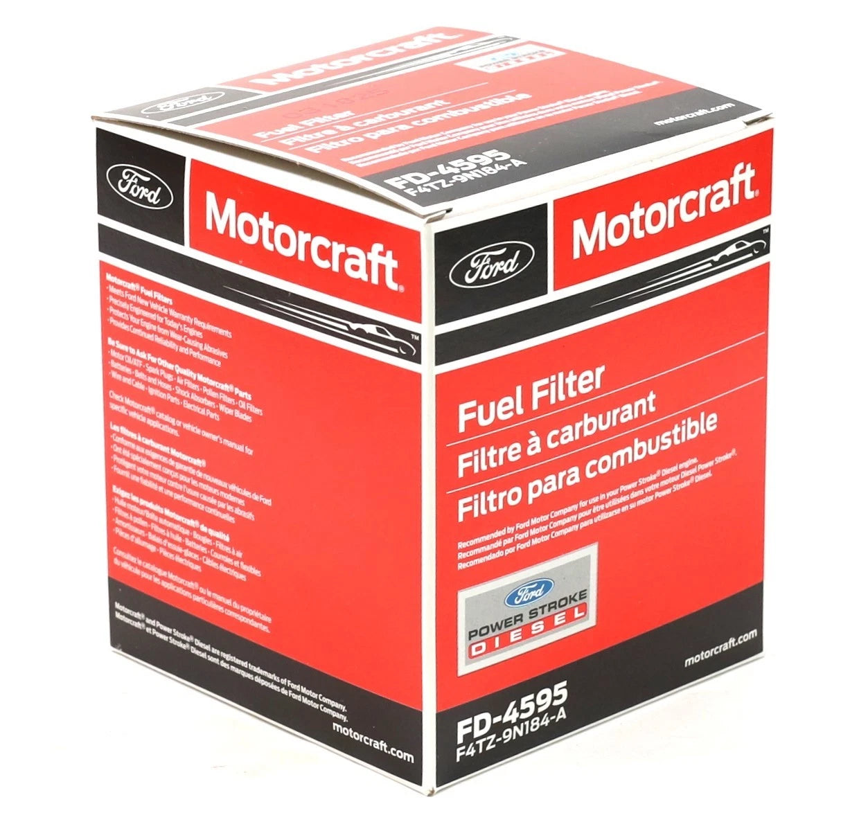 Motorcraft FD-4595 Diesel Fuel Filter | Ford F-250 F-350 1995-1997 7.3L Power Stroke + Free Install Video
