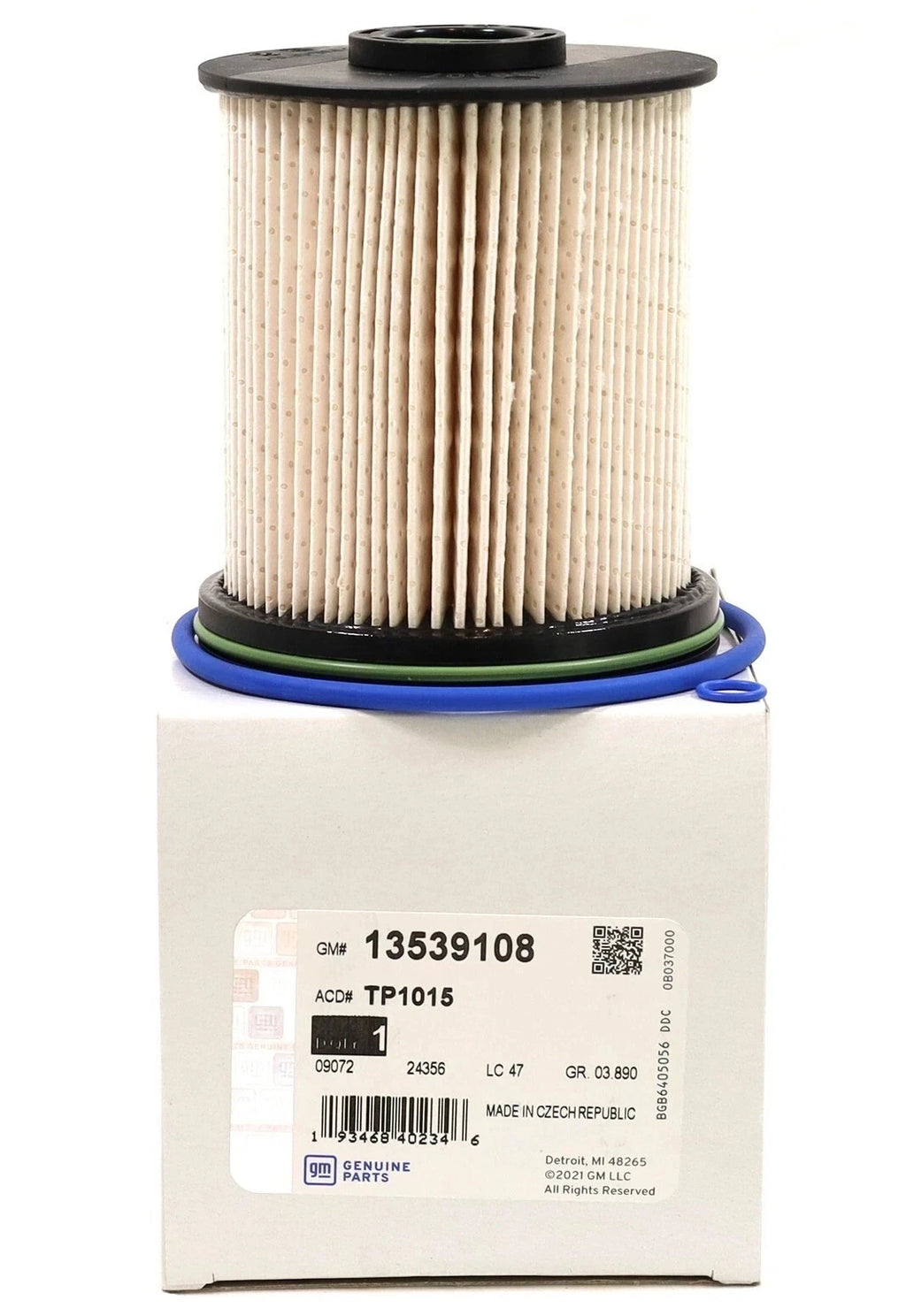 GM Genuine Parts ACDelco TP1015 Fuel Filter Kit | 13539108 | Silverado Sierra Tahoe Suburban 3.0L Duramax + Free Install Video