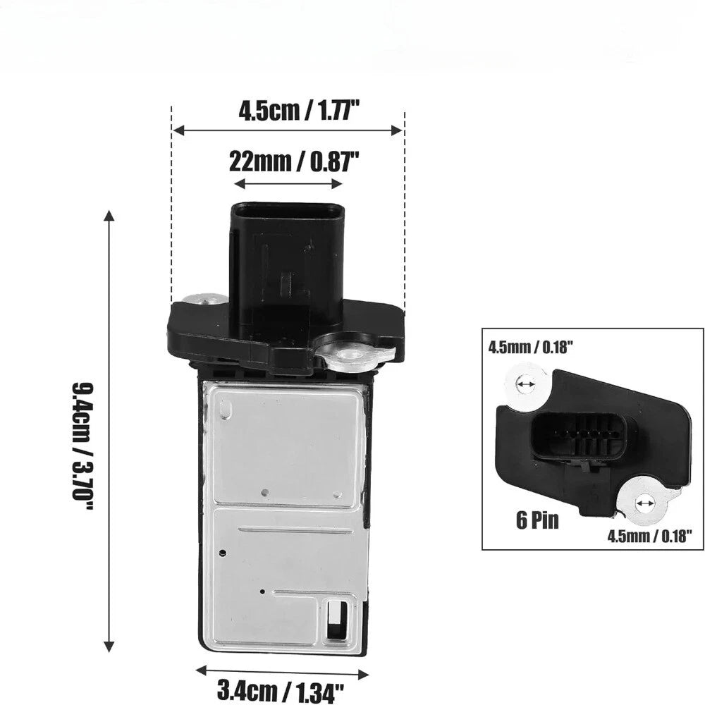 Genuine Ford Mass Air Flow (MAF) Sensor 3L3Z-12B579-BA | F-250 F-350 F-450 F-550 Super Duty Excursion 2003-2007 6.0L Power Stroke + Free Install Video