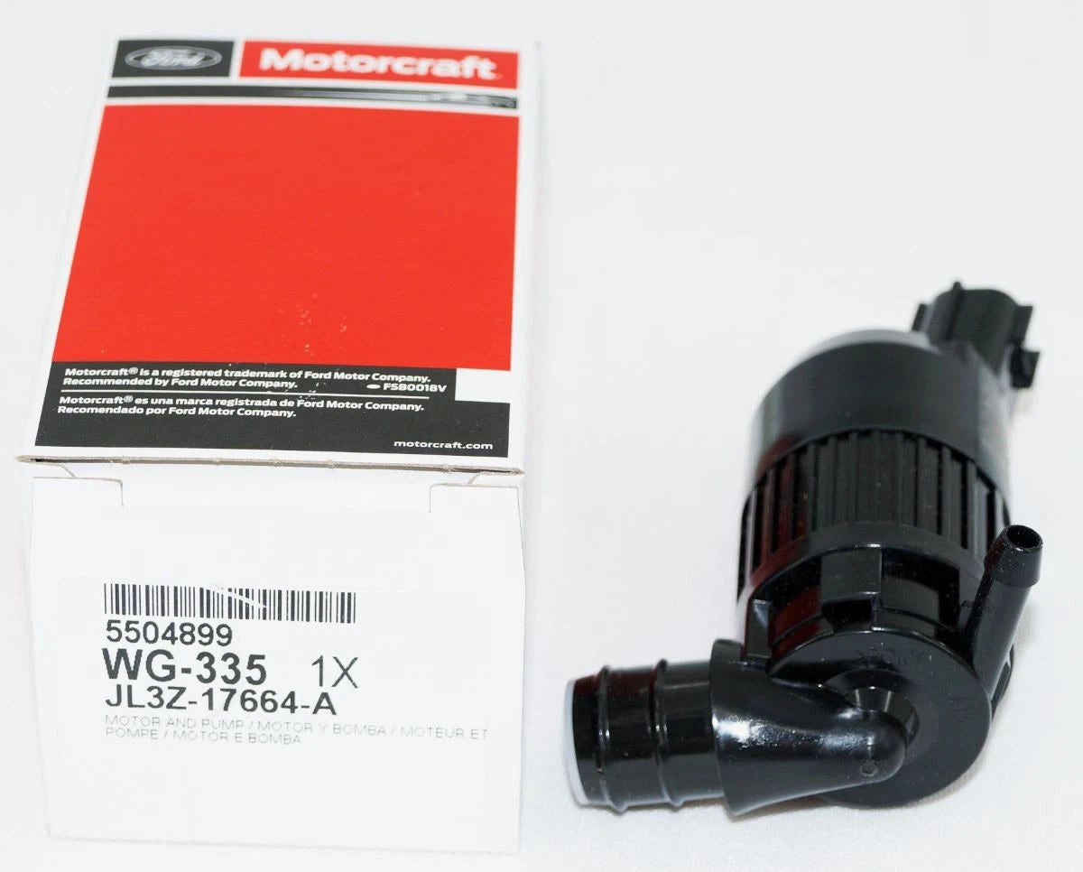 Genuine Motorcraft WG-335 Windshield Washer Pump | Ford JL3Z-17664-A | Fits 2008-2025 Ford Models + Free Install Video