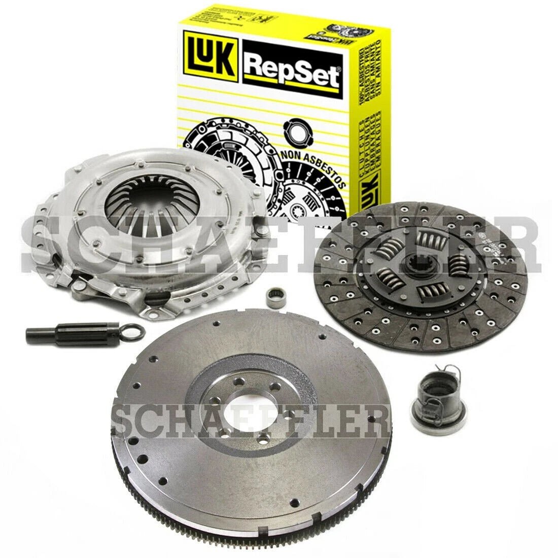 LuK 05-065 Clutch Kit with LFW193 Flywheel for Jeep Wrangler TJ Cherokee XJ 4.0L