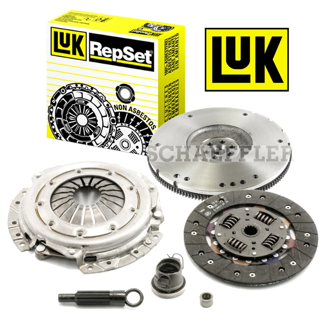 LuK 01-040 Clutch Kit with LFW195 Flywheel for Jeep Cherokee Wrangler YJ TJ 2.5L