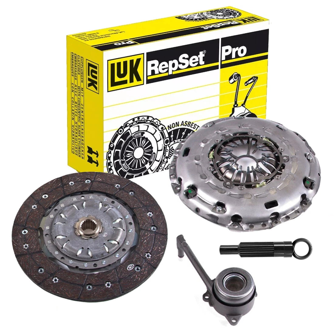 LuK Clutch Kit with Slave Cylinder for 2003–2004 Volkswagen Golf R32 3.2L