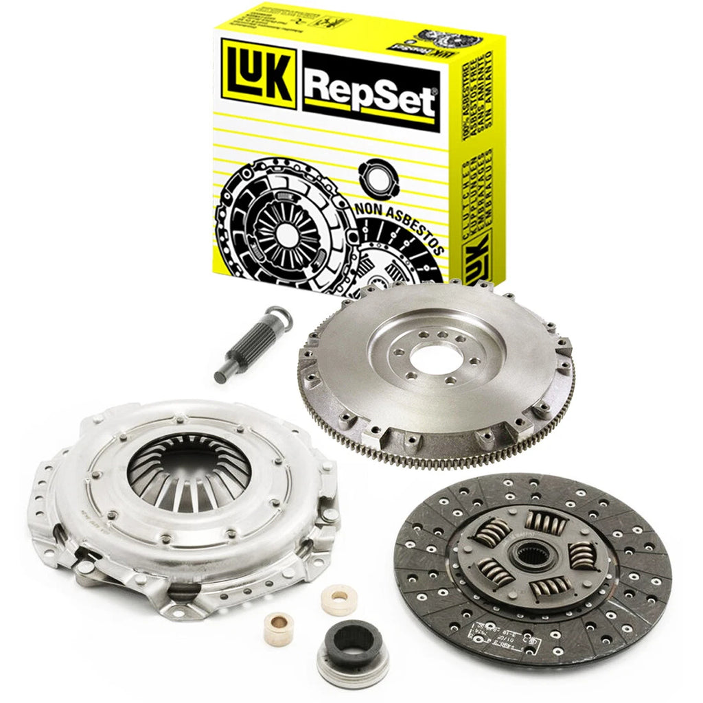 LuK 04-019 clutch kit with LFW131 flywheel, release bearing and pilot bushing for Chevrolet Corvette 5.7L manual models