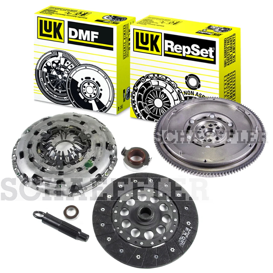 LuK 08-047 clutch kit with DMF105 dual mass flywheel for Acura TL Type-S and Honda Accord 3.5L V6 six-speed manual
