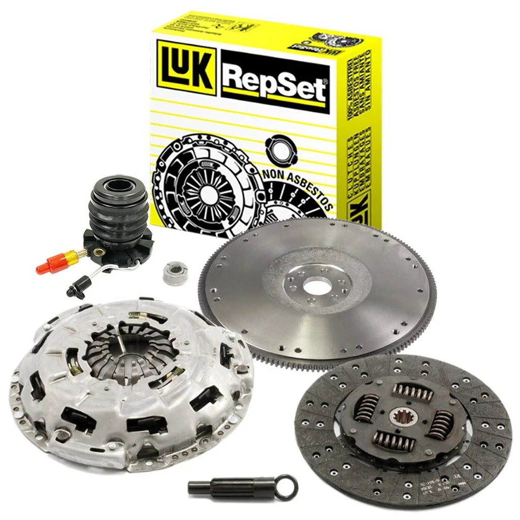 LuK 07-129 clutch kit with LFW117 flywheel and internal CSC slave cylinder for 1997–2008 Ford F-150 4.2L V6 manual transmission