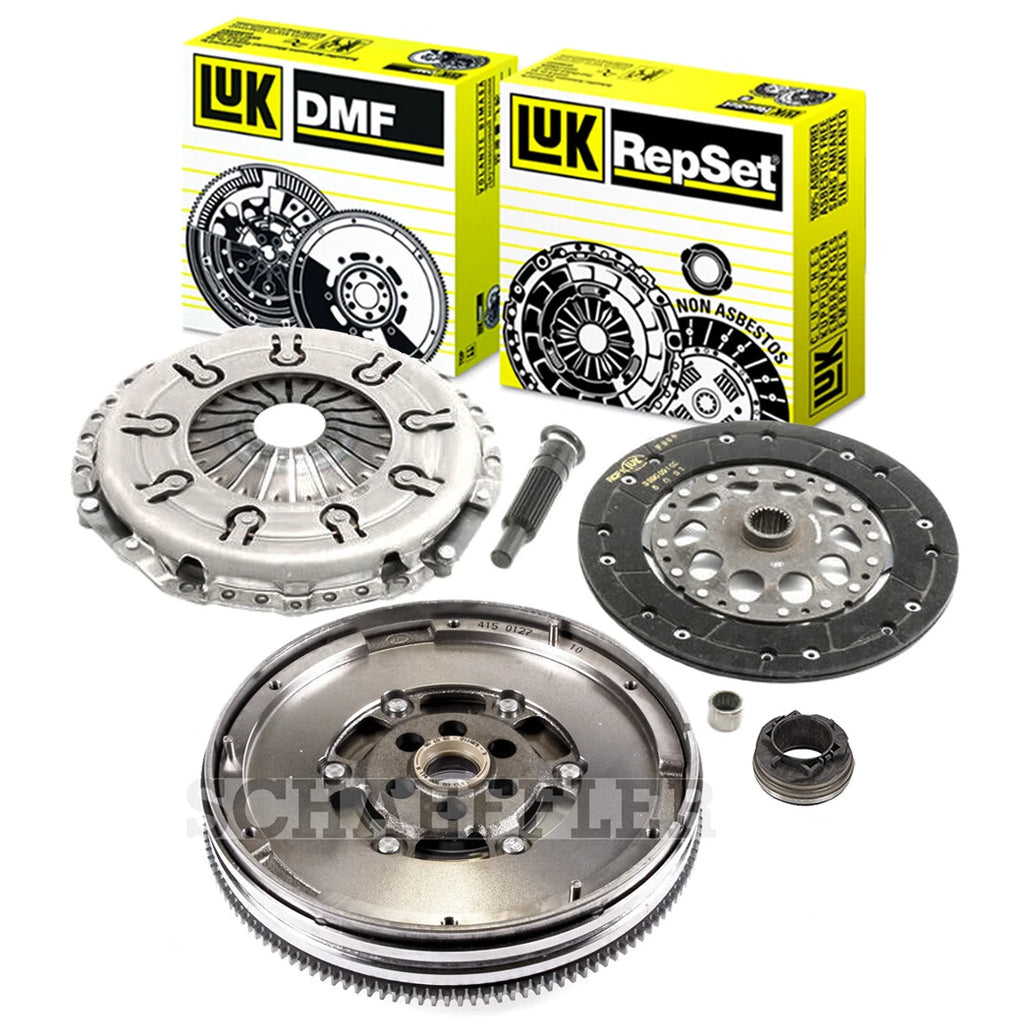 LuK 02-028 clutch kit with DMF039 dual mass flywheel for selected Audi A4 Quattro and Volkswagen Passat 1.8T manual vehicles