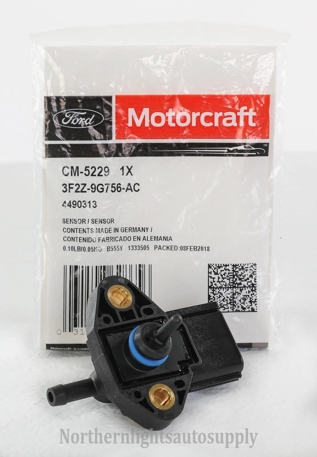Genuine  Motorcraft Fuel Injection Pressure Sensor CM-5229 3F2Z-9G756-AC
