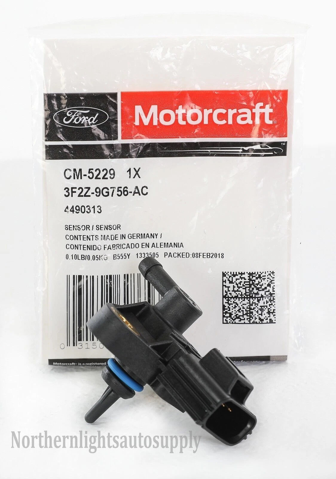 Genuine Ford Motorcraft Fuel Injection Pressure Sensor CM-5229 3F2Z-9G756-AC NEW
