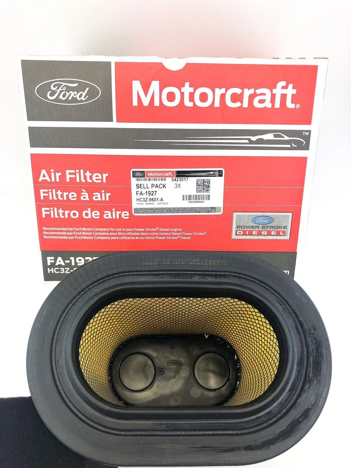 OEM Motorcraft 6.7L Powerstroke FA1927 HC3Z-9601-A Engine Air Filter