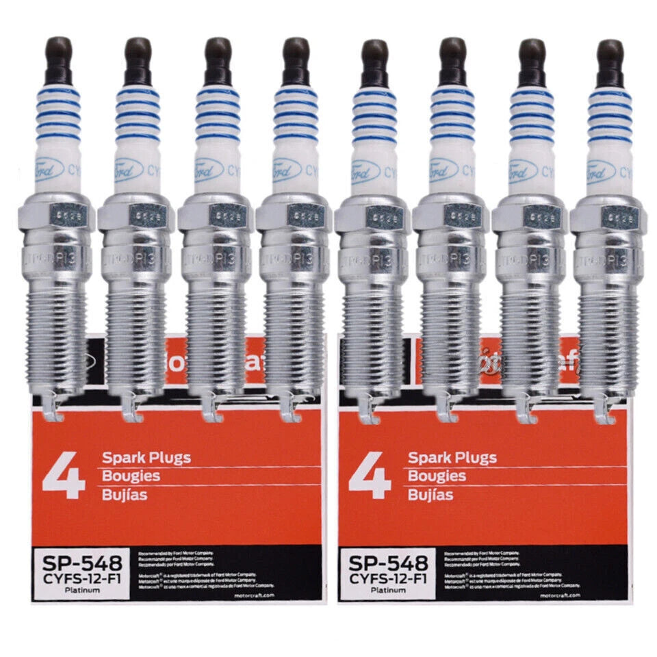 Motorcraft SP-548 Spark Plug 8-Pack | Ford F-150 Mustang 5.0L Coyote V8 2011–2017 + Install Video