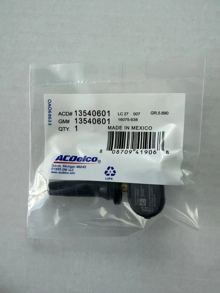 ACDelco GM 13540601 TPMS Tire Pressure Sensor (4-Pack) | Chevrolet Silverado GMC Sierra 1500/2500HD/3500HD 315MHz + Free Install Video
