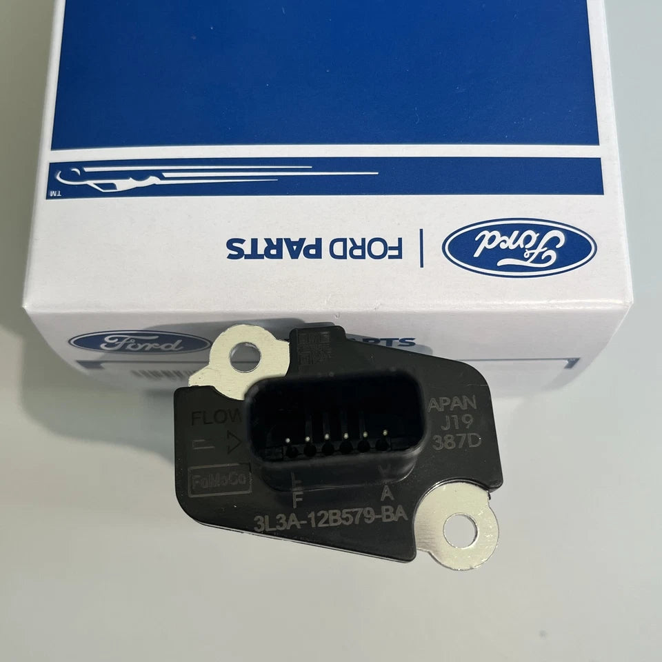 Genuine Ford Mass Air Flow (MAF) Sensor 3L3A-12B579-BA | Ford F-150 F-250 Crown Victoria Mustang Fusion Focus Taurus + Lincoln Mercury Models + Free Install Video
