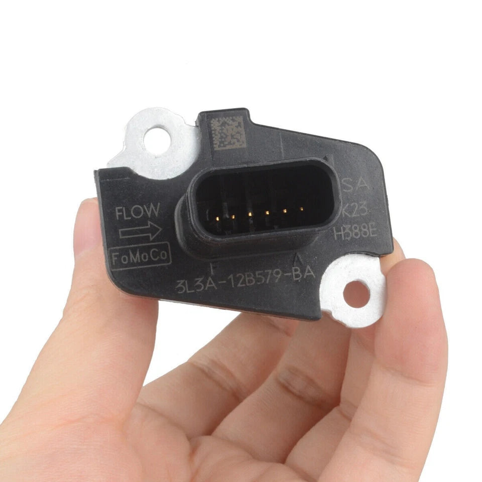 Genuine Ford Mass Air Flow (MAF) Sensor 3L3A-12B579-BA | Ford F-150 F-250 Crown Victoria Mustang Fusion Focus Taurus + Lincoln Mercury Models + Free Install Video